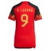 België Romelu Lukaku #9 Voetbalkleding Thuisshirt Dames WK 2022 Korte Mouwen